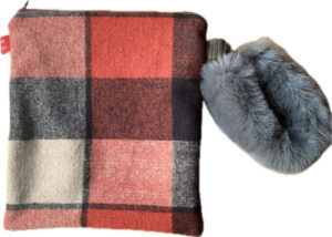 Pochette tartan laine