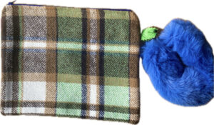 Pochette tartan laine